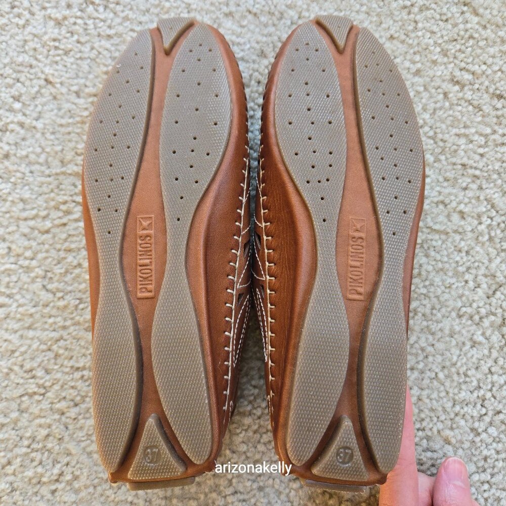 NEW Pikolinos Jerez in "Brandy" Size 37 Italian Leather - Picture 4 of 10